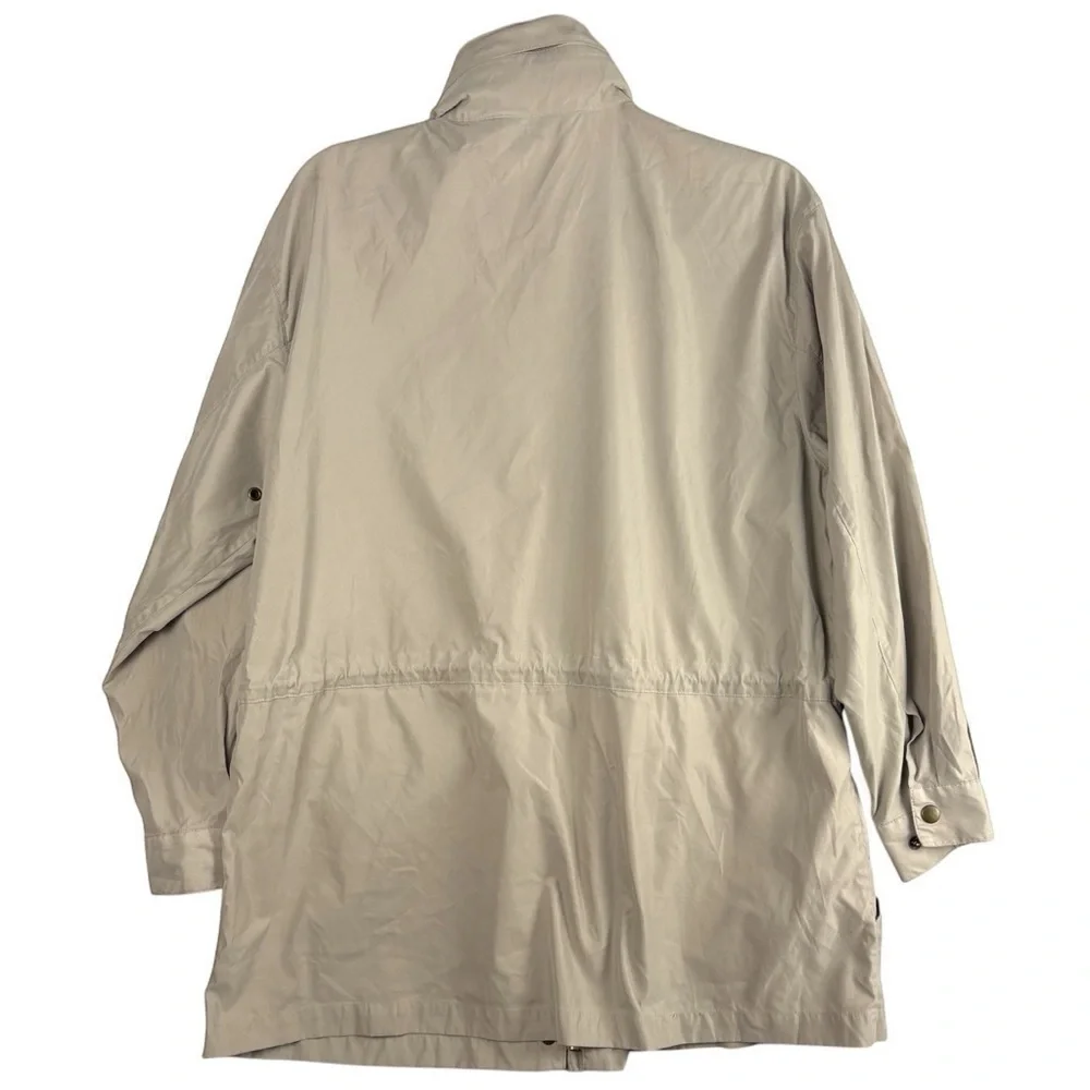 VTG Nordstrom Women's Creamy Jacket Petite M Hidden Hood - Picture 4 of 7